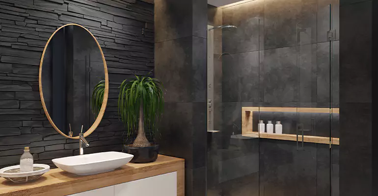 Bathroom Floor Tile Remodel in Durham