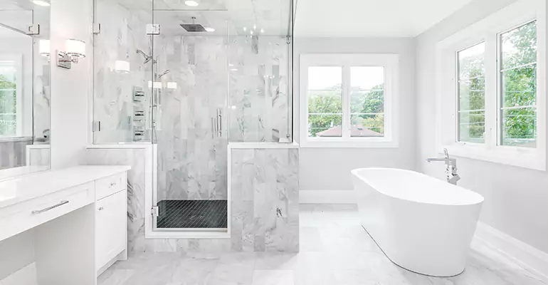 Full Shower Remodel in Durham