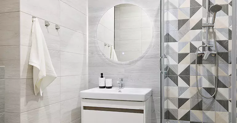 Small Master Bathroom Remodel in Durham